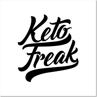 Keto Freak Black Version Posters and Art